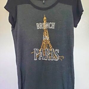 Tart Black and Gold Pajama Lounge Dress Sixe Small